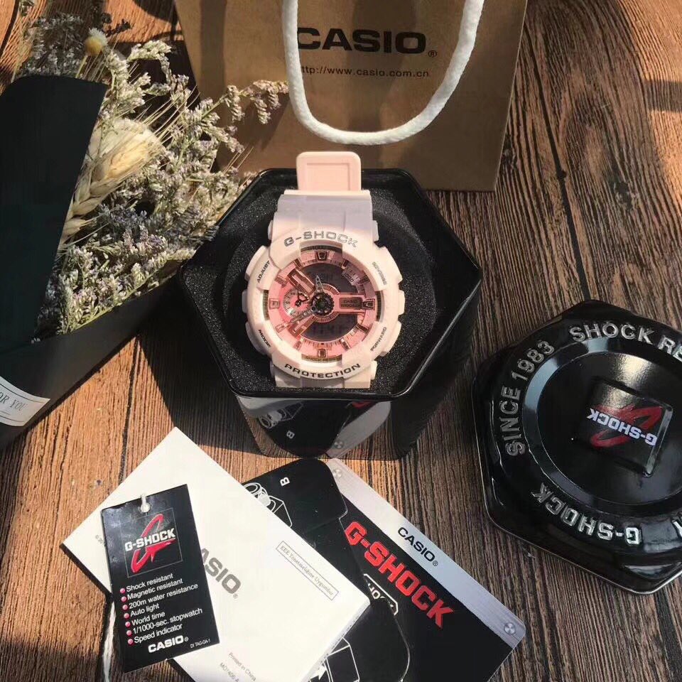 65??? Counter box top version!! Volume King black gold Casio GA110 g-shock sports watch, super water-resistant!