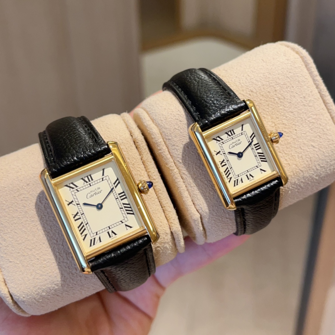 ?? White 350 Gold 380 diamonds ?30
Cartier Tank Tant Must! Cartier's new TankMust watch. Among all the classic Cartier TANK watches, I would definitely choose the TANK Solo if I were to own one that I wear every day. The brand has introduced the new TankM