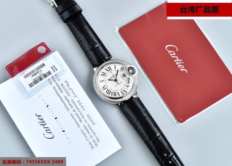 The latest pin buckle series (check the case back code 745565xx3489), which is known in Cartier's watchmaking industry for its delicate style and elegant style, this watch must have such qualities. The color of the stainless steel case makes the watch as 