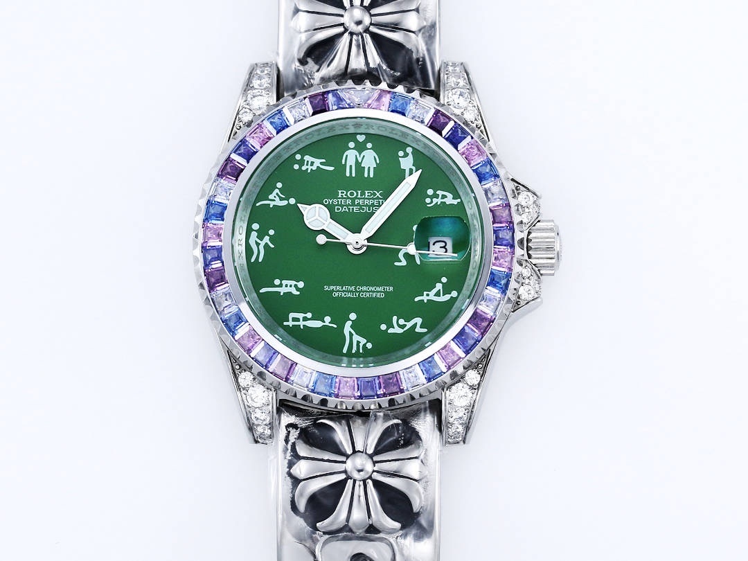 At the end of the 17th century, to satisfy the nobility 'pursuit of luxurious art, European watchmakers specially painted the Spring Palace pattern on their watches, and thus the magnificent Spring Palace watch was born ?? ROLEX top plaything Drug, if you