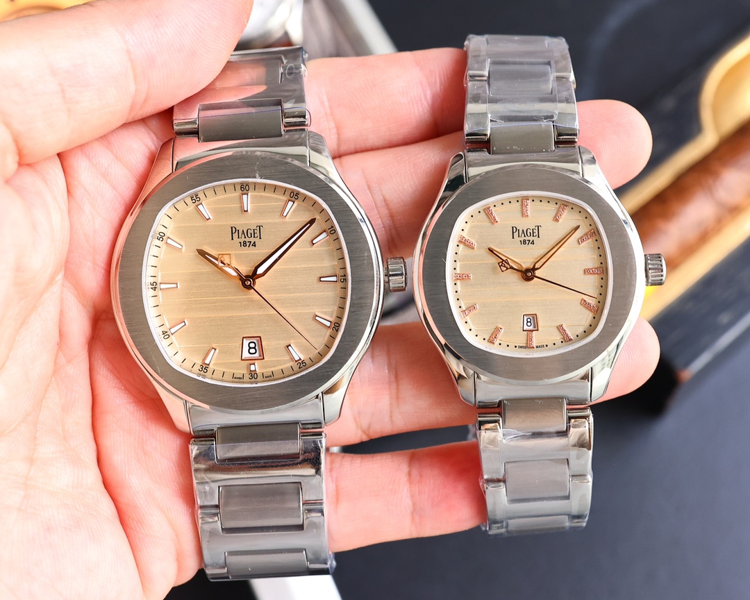 The new Piaget Polo Date 150th Anniversary Edition watch. TW?? PIAGET POLO collection couple watches, known as the little Nautilus! (Piaget Steel King) An elegant sports watch for business or sporty casual.
Welcome to compare details :1 Equipped with a cu