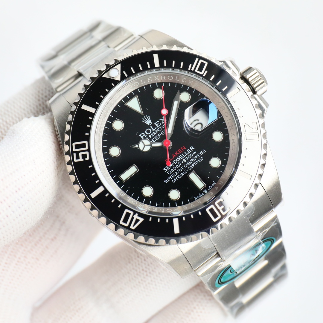 Produced 1700
C The latest upgraded 1:1 Ghost King Reissue! ROLEX 126600 Sea-Dweller single Red Little Devil 43mm:??B33

1. Latest code 6R9988V6, card, tag, case code, three codes in one, one 3235 movement, calendar supports forward and reverse adjustment