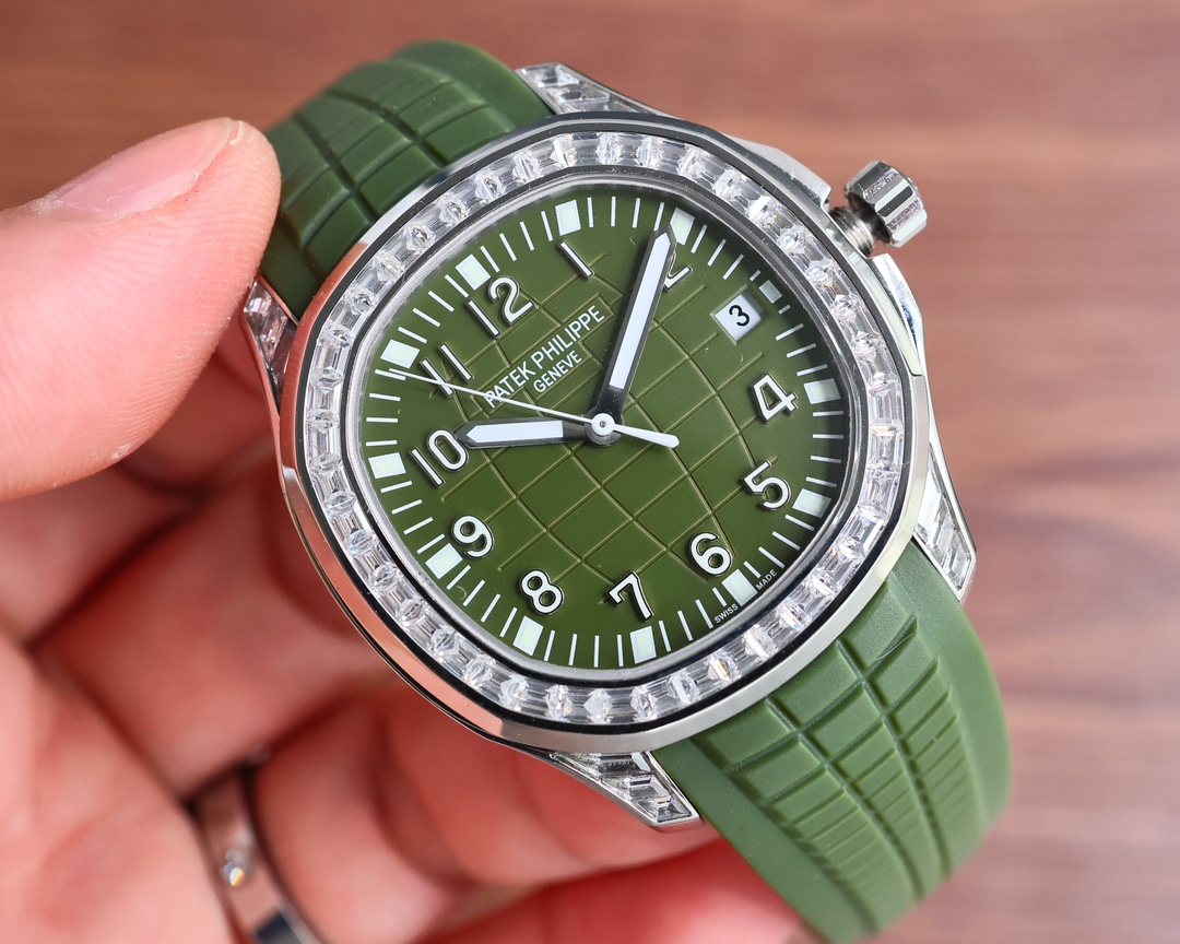 PPF 2100
PP Factory Patek Philippe 5167/300G ???AP1 Grenade series White Gold Large T-square Full diamond Grenade Upgraded Full modified D-color T-square Moissanite bezel upgraded set imported D-color T-square Moissanite lugs side set imported D-color irr