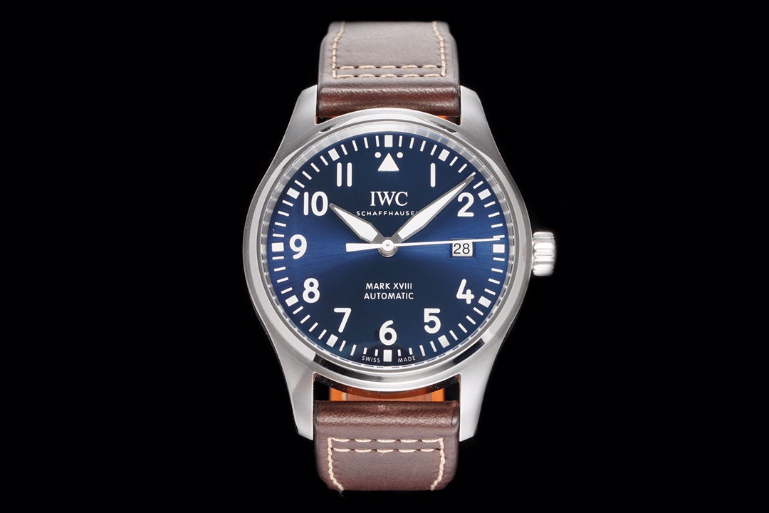 HRF Mark 18 has launched the most powerful IWC Pilot Series Mark XVIII watch, with original molds full of details
The case is precisely mapped and CNC-machined, perfectly replicating the original from the inside out. The case can be interchanged with the 