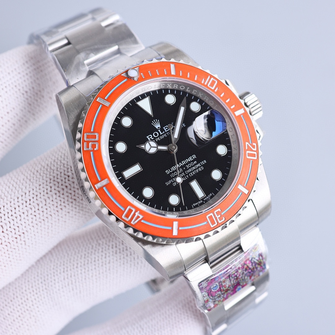 SJ 1900
ROLEX Submariner series ??B33 Top configuration! New SUB Submariner with carbon fiber bezel! Steel straps fit seamlessly into the case headgrains by CNC!! Common accessories for genuine accessories raw lugs! Absolutely perfect interchangeable!! Al