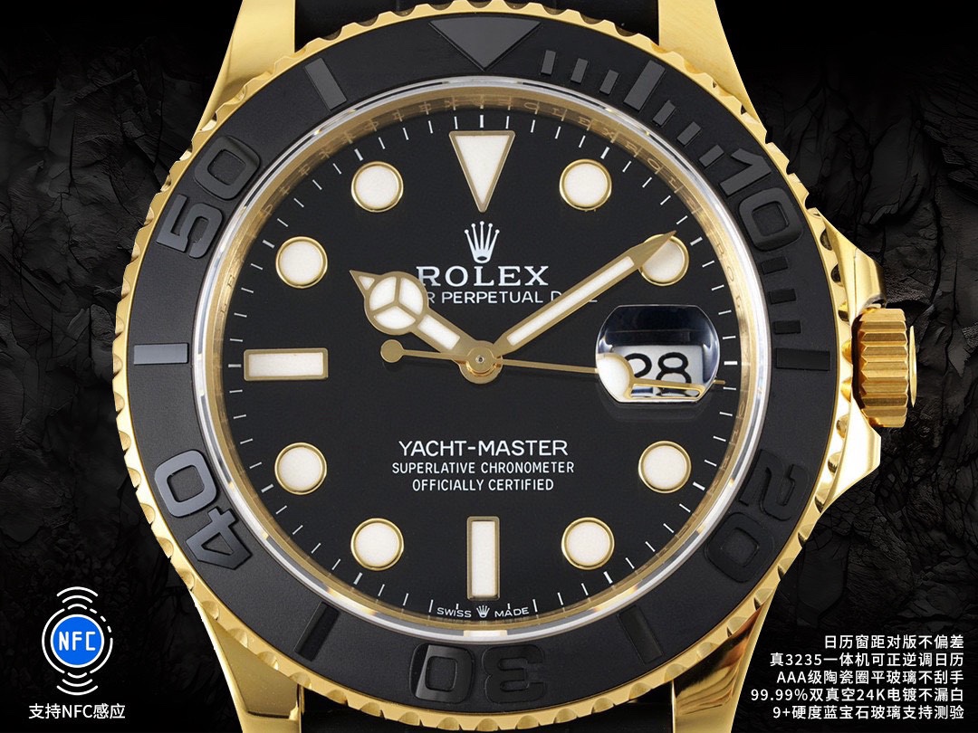 C factory clean 1400
C factory new ROLEX ???B33 Yacht Master 42mm series, calendar supports forward and reverse adjustment! Window distance matching!! ?? Exclusive custom 3235 integrated movement, power reserve up to 72 hours, quality stable and reliable;