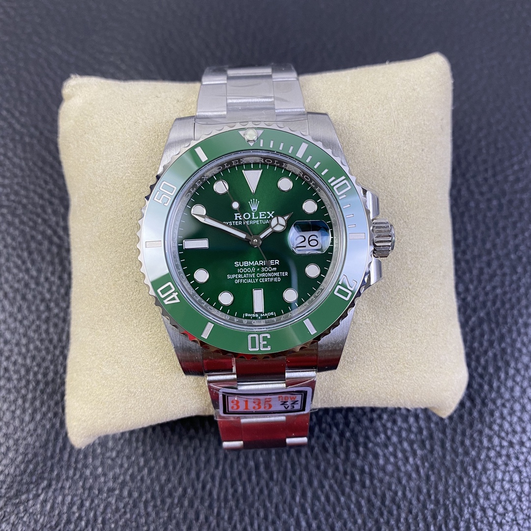 The V3 version of the Submariner from ZZ Factory has officially been shipped
The strap code has been changed to 1LD
All 3135/3130/2836 (black/green) are upgraded. The first batch of 3135 black/green will be released first
Upgrade contents:
1:ZZ shipped wi