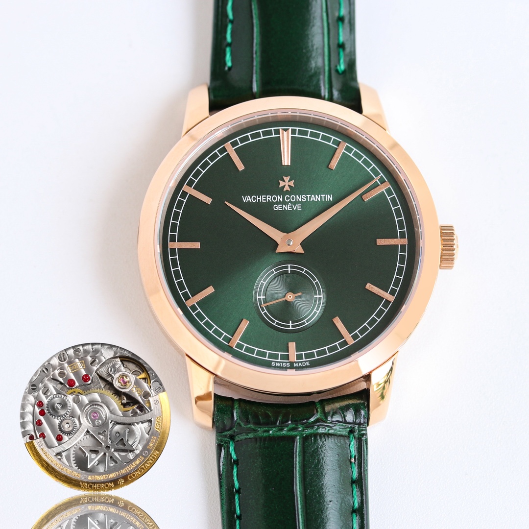 SJ white case 1200 Gold case 1250 diamonds +50
Vacheron Constantin VC Heritage Collection men 's watch ??MO1 1? This watch is equipped with 4400as automatic mechanical timekeeping precision power reserve 40 hours Water resistance 30 m 2? Diamond-encrusted