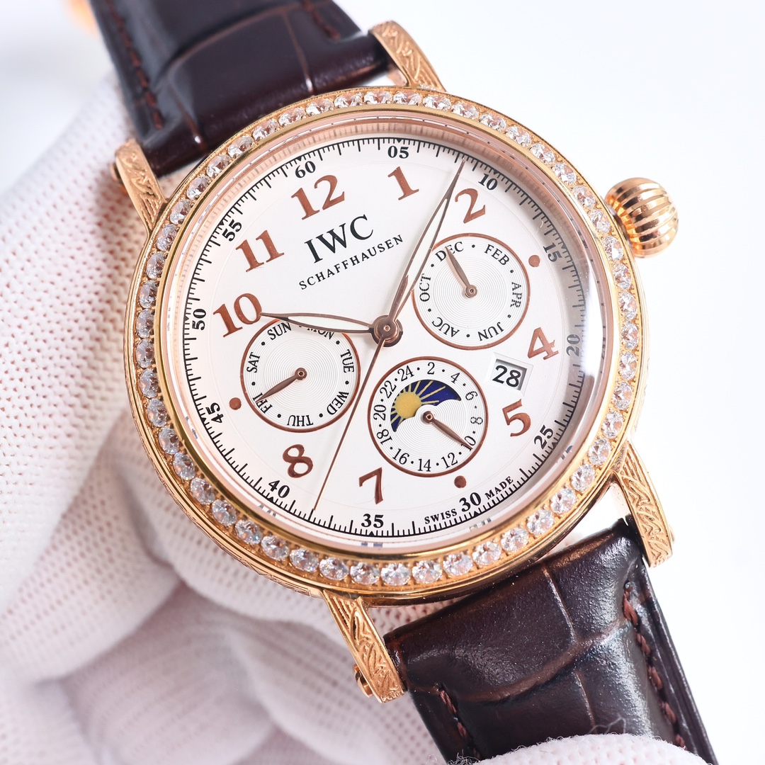 [Iron and silver hooks are strong and powerful] High appearance level new product:
IWC~ IWC ?? RP6 Engraved six hands multi-functional high hand-engraved watch - stunning debut, presenting a different style for you.

IWC~ IWC Complex Function Series - Han