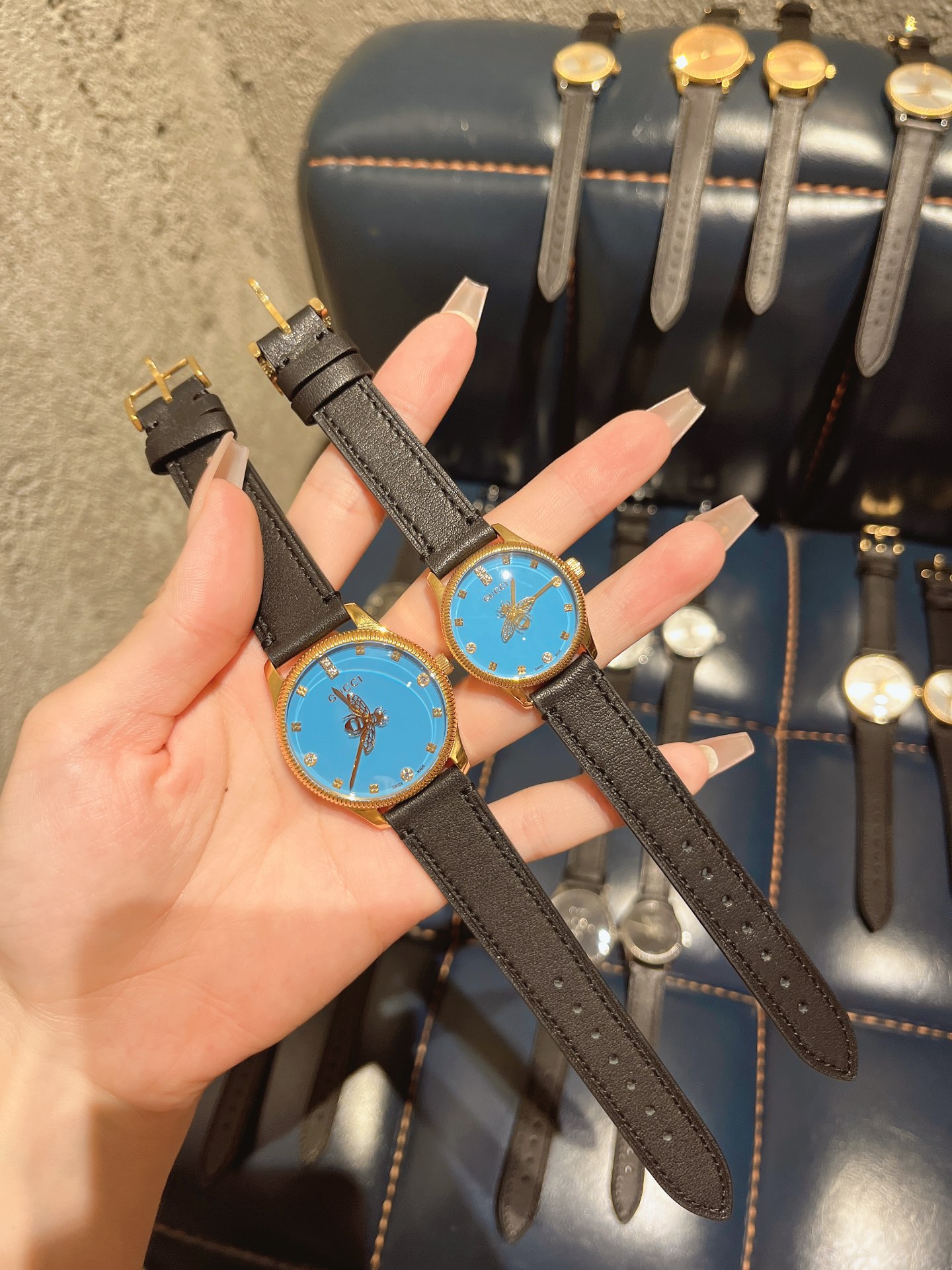 Gucci's new bee! The highest quality of the original piece! Gucci 's new G-Timeless Slim collection watches, the overall design is so good, so I have to come here right away to plant some grass for everyone! The main style features are pleasing and charmi