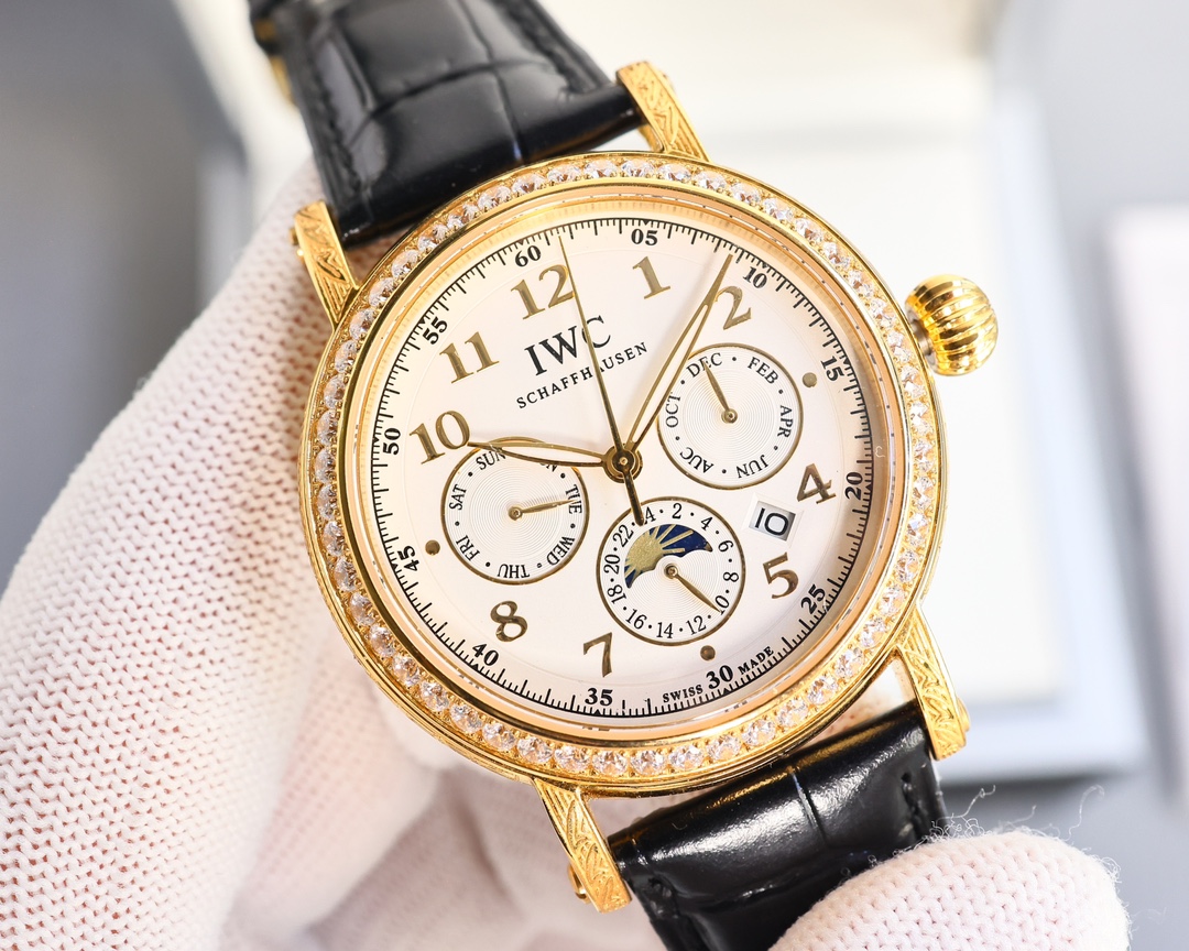 White 1550- Gold 1600.
[Iron and silver hooks are strong and powerful] High appearance level new product:
IWC~ IWC ??RP6 Engraved six hands multi-functional high hand-engraved watch - stunning debut, presenting a different style for you.

IWC~ IWC Complex