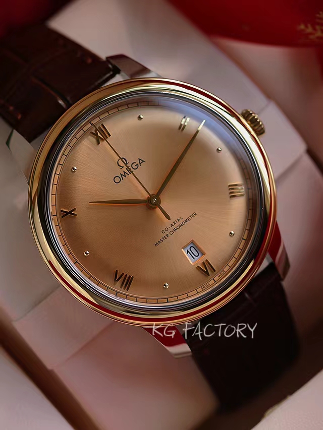 KG Factory 's top recommendation
The OMEGA De Ville Elegance Collection Master Chronometer 40mm, purchased original mold, takes 14 months to complete, the entire case is made of original stainless steel, and the original polishing technique is synchronize