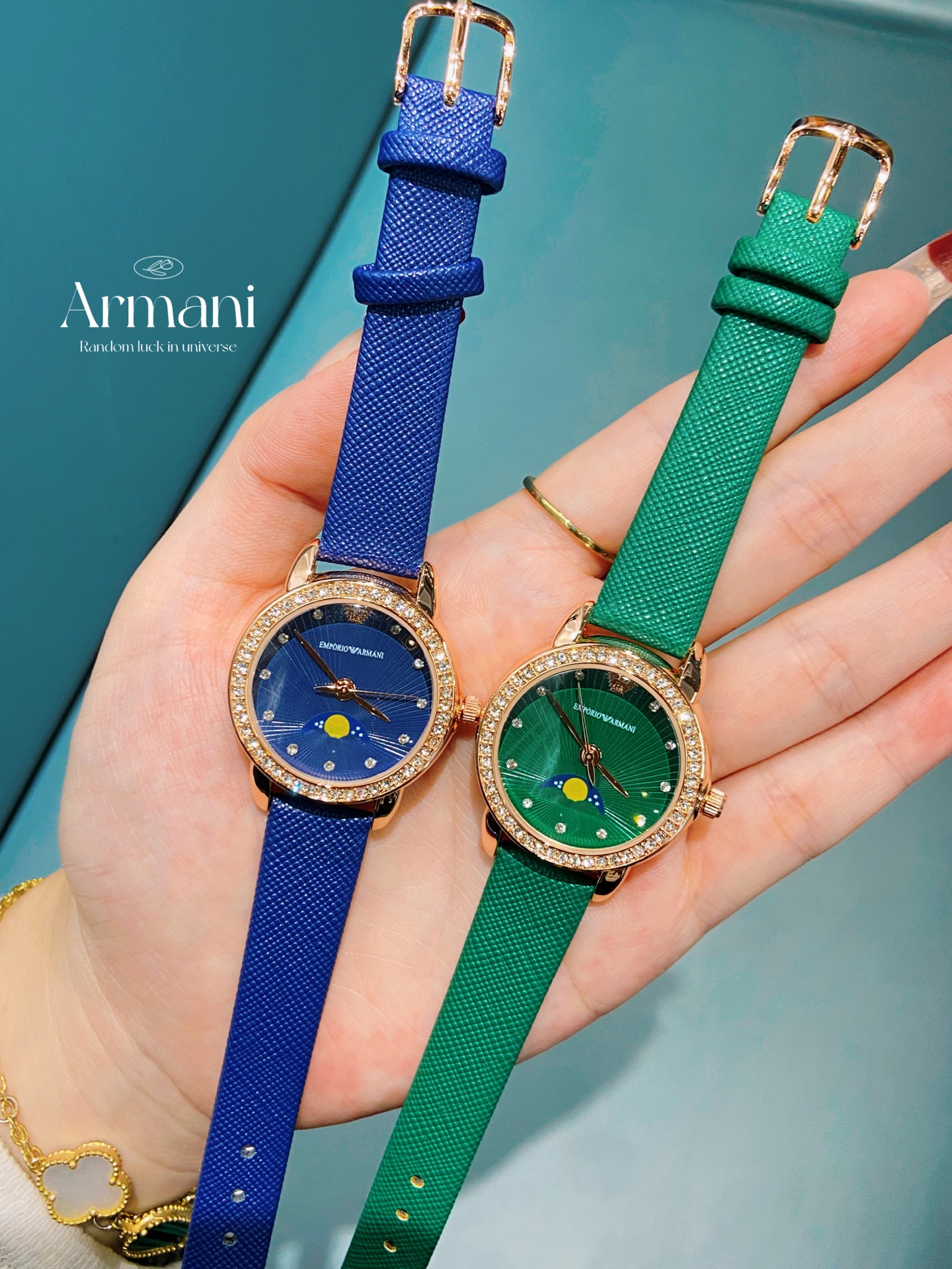 ?? 75
Armani LADIES WATCH brilliant LUXURY deep ELEGANT TEMPERAMENT RESERVED EXQUISITE Crown Butterfly clasp Diamond scale Embellish dial CHIC portable Calfskin High hard mineral crystal glass mirror imported quartz ladies WATCH 30mm NEW MORE than full sk