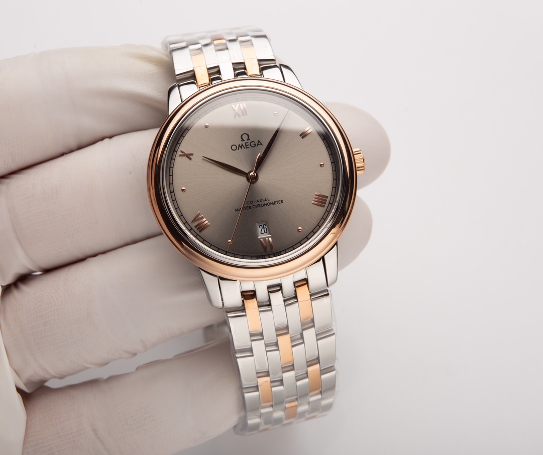 White leather: 530. Gold ?20. Steel belt ?30.
(Upgrade original lump), optional non-original lump ?30.
Omega - De Ville collection - Couple watches! Genuine mold, ?? The dial is in the same sunburst pattern as the genuine, curved hour ding ?? glass upgrad