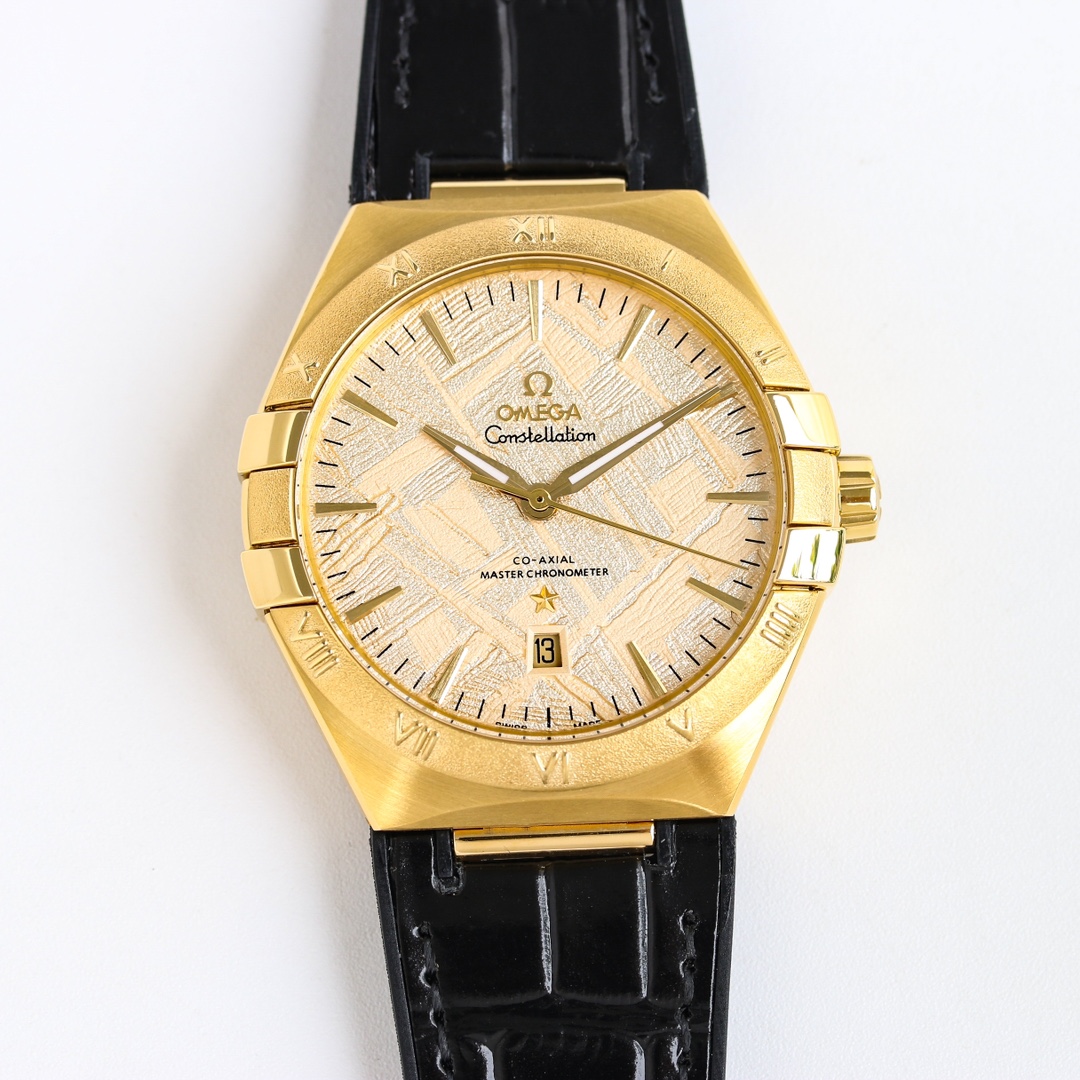 SJ White steel strap: 1250 Gold ?50 tape: 1050
Latest bestseller item
OMEGA ??GR3 Constellation Meteorite Dial fifth generation men's mechanical watch, new original size 41mm! New imported automatic mechanical movement refilled, custom 8900 movement origi
