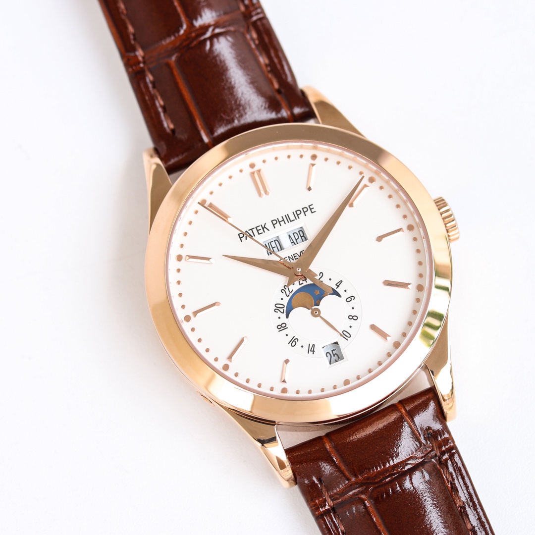 New Patek Philippe PP Complex Chronograph 5205G, the top version on the market!
1 ? After two years of continuous modification and adjustment of the movement, always aim for the original craftsmanship!
2 ? Diameter 38.5MM!
3 ? functions the same as the or