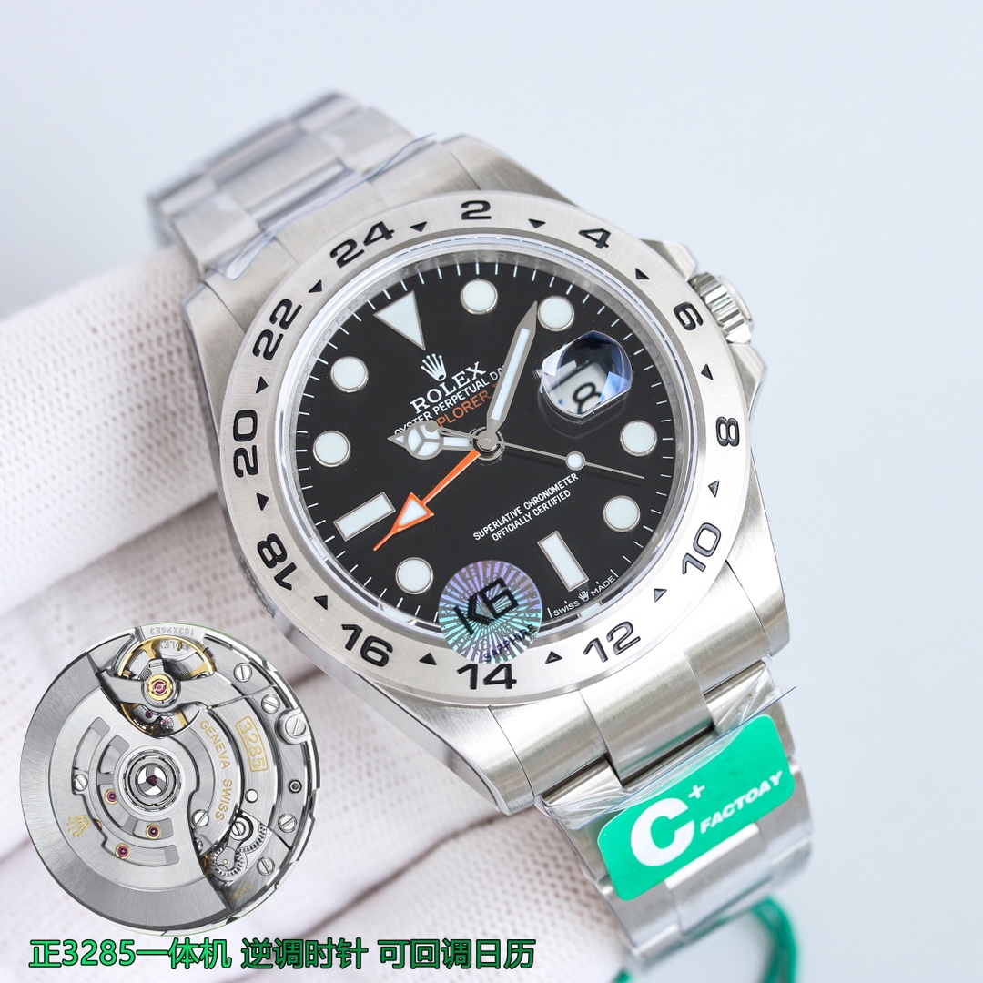 1850
C?, top edition, new Rolex Explorer II M226570, three codes in one, with NFC card
A conscientious manufacturer, always upholding high quality, high cost-performance ratio, for the benefit of many watch enthusiasts!
42mm in size, new dial six-position