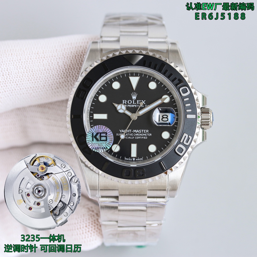 1850
2024 Latest, latest release, best match, hot style, EW, top hits for the first time! 2024 new Rolex Yacht-Master 42mm collection, watch ?? code ER6J5188, watch ?? clasp code Y8C, quality guaranteed
[Case] Strong physical properties, better pressure r