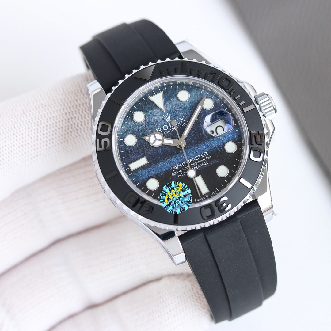 Uniform: 2600
Super Factory 's latest 18k gold-plated counterweight yacht Master, the top version of the 42MM series on the market (platinum Yacht, Gold Yacht) The counterweight yacht launched this time uses real materials. To maintain the original 11.8MM