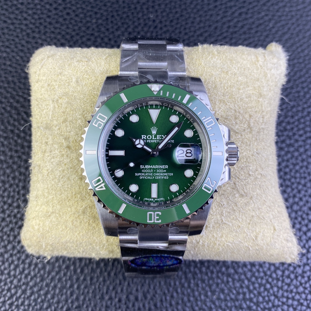Clean Factory /C factory Rolex 116610LN Classic Black Submariner Green Submariner 40mm
1: Equipped with Dandong 3135 stable movement
2: Full watch 904L stainless steel/with ar factory steel strap
3: The dial uses the market's exclusive "pot lid dial" desi