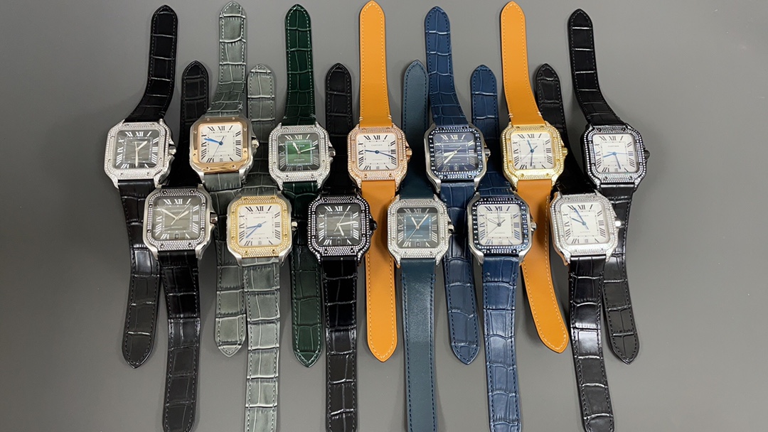 THB Cartier Santos strap quick-release version
[Original mold opening ??????2024 latest Cartier Santos
1 ? [Case] Genuine mold, with the best imported 316L case! Movement with exclusive imported 9015 ultra-thin movement, stable timekeeping, zero refurbish