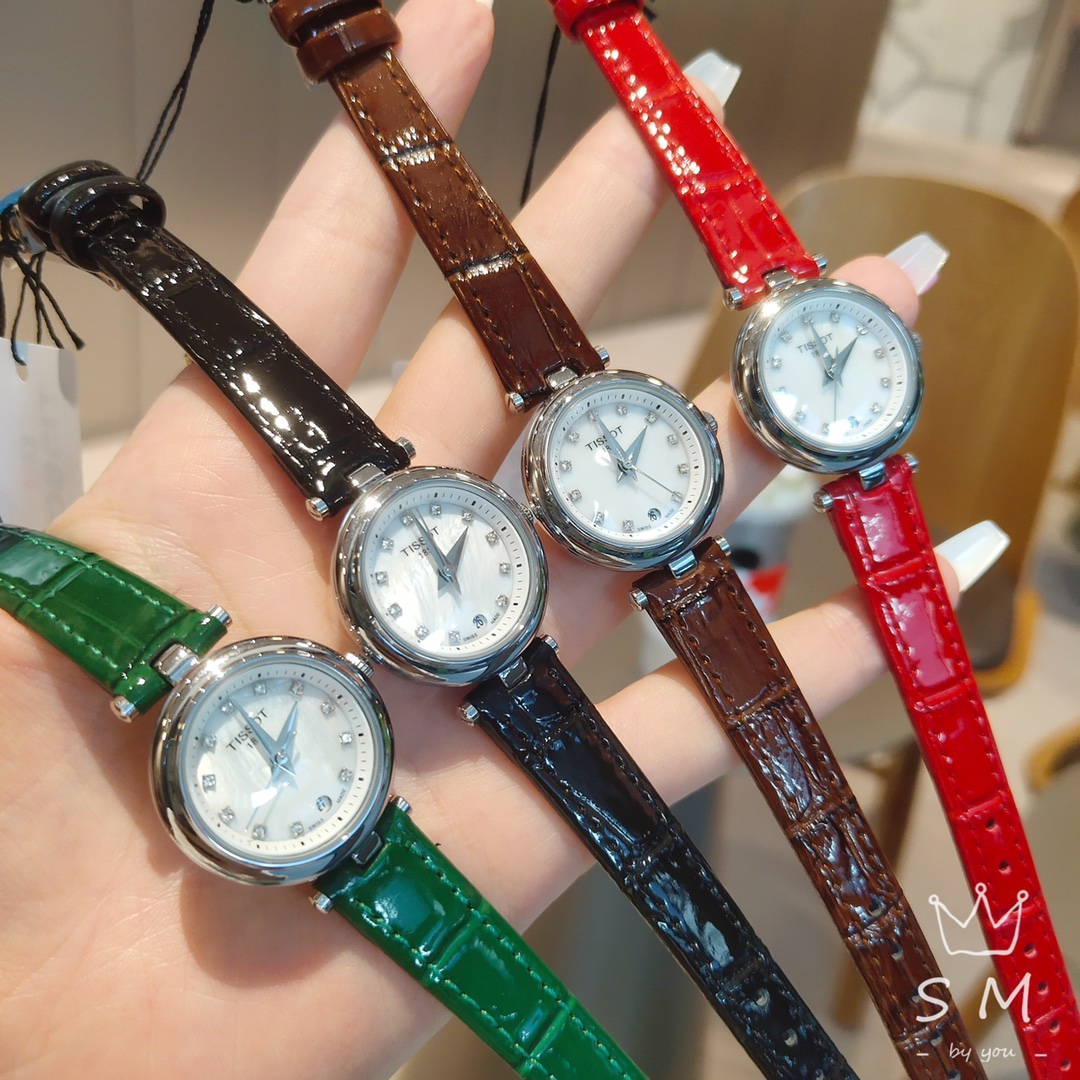 ??90 leather strap Tissot TISsoT OFFICIAL synchronization 2021 new products TissoT released the new Gari Little Beauty series in March, very simple overall, 26mm dial very delicate and small, thickness just right! Not as thick as Longines Moon de la Grand