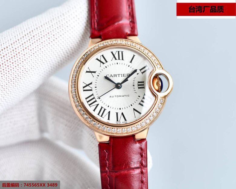 The latest pin buckle series (check the case back code 745565xx3489), which is known in Cartier's watchmaking industry for its delicate style and elegant style, this watch must have such qualities. The color of the stainless steel case makes the watch as 