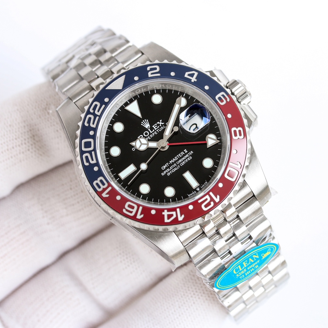 SJ 3285 in one 1750
C factory ROLEX Super Reissue HITS Greenwich ll (with cal.3285 original all-in-one machine) ?? EA1
1. Movement 3186/3285 is an integrated movement with the same blue hairspring as the original. Adjust the date function by adjusting the