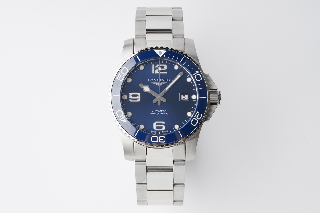 ZF Sex ratio king - Longines Conquest Water King, glory arrives. Cut through the waves and forge ahead. ZF's products must be of high quality. [Case] The watch measures 41X12mm. The 316L stainless steel case is flawless and exquisitely polished, and Zf co