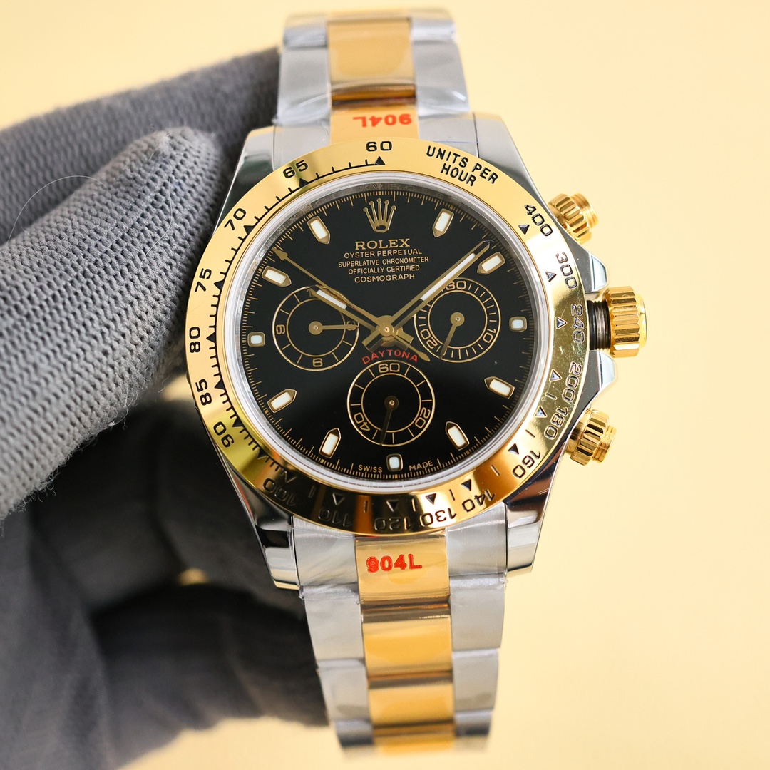Unification 1950
18k gold-plated spot supply ROLEX- Rolex Daytona series GTC China National Inspection certificate, online verifiable! The original mold of the first time adjustment case, dial size 40mm. The ceramic solid outer ring with tachometer scale 