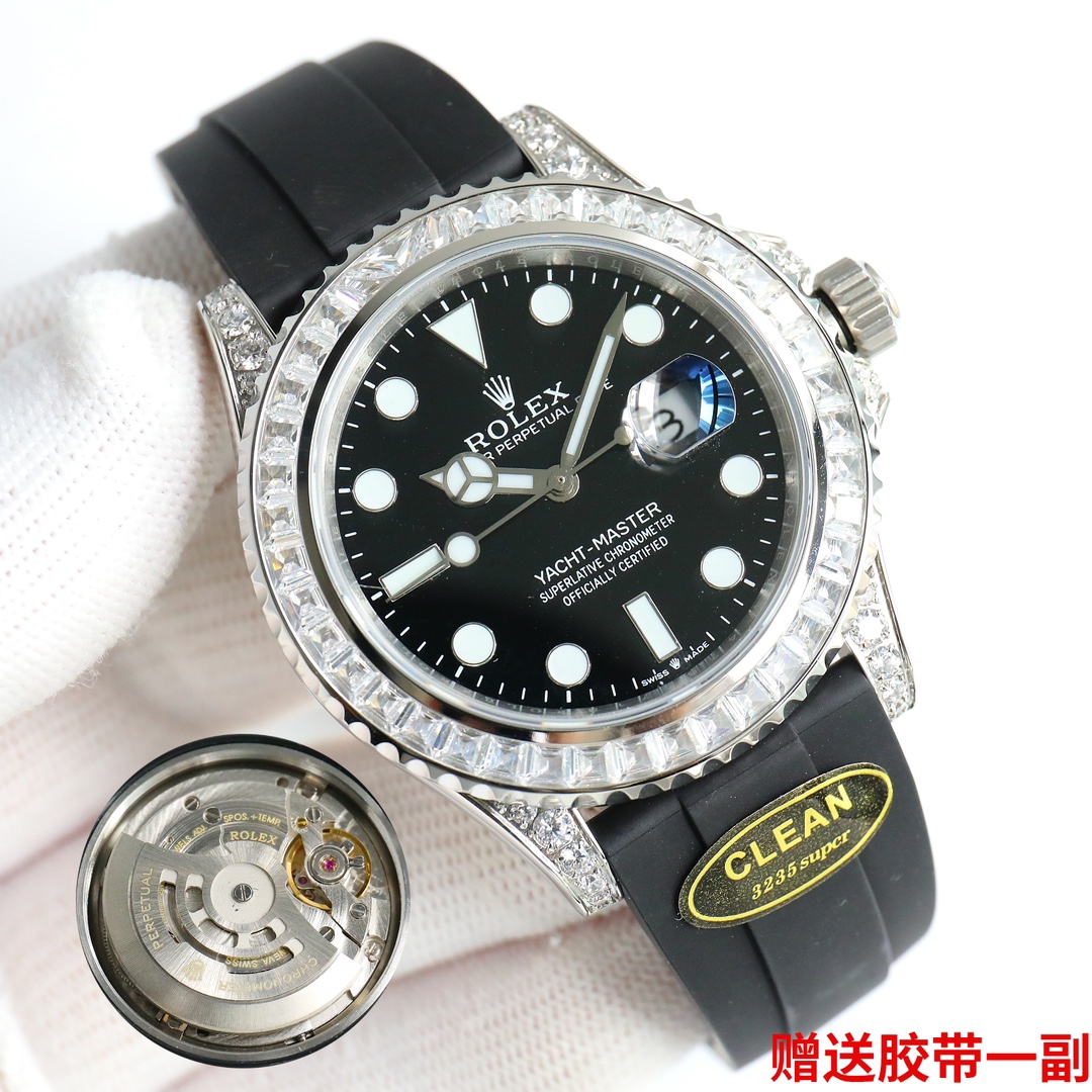 1350
New 2023 products,
ROLEX Yacht-Master 42m, the top automatic watch on the market! The team spared no expense and effort to perfectly replicate all the functions of the original! [Case bezel] Genuine mold, 1:1 perfect reproduction! The 42m watch is ma