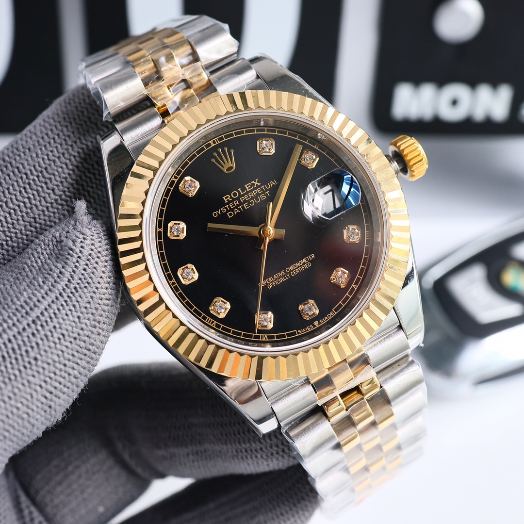 Datejust 41mm ?? inside real diamond version HERE ?? with 2824 movement GTC CERTIFICATE one watch one card ONE CODE JUST TOO GOOD ??
Rolex men's Datejust 41mm Datejust collection, men's Datejust Oyster case is a model of solid elegance and perfect proport
