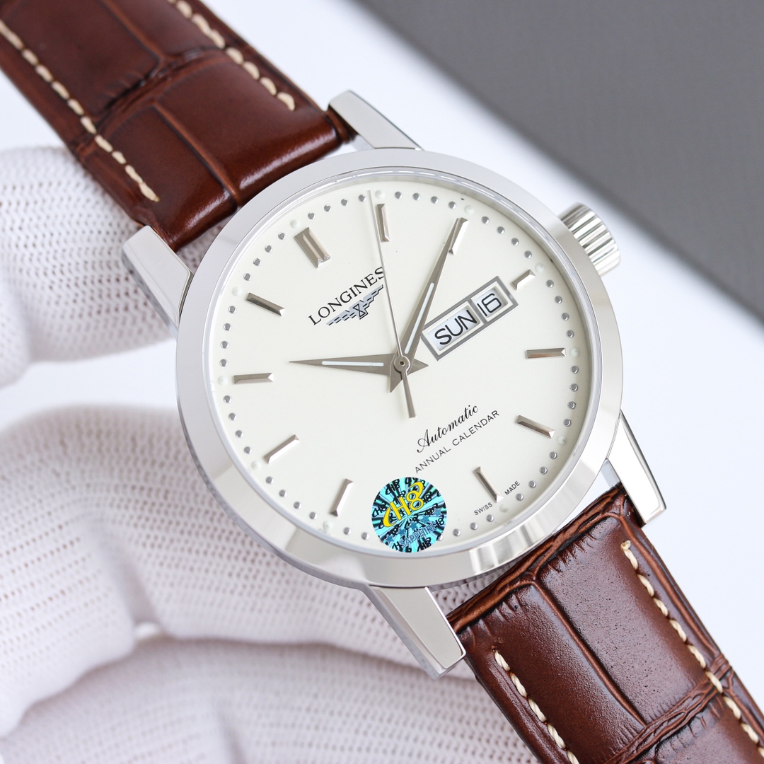 Single calendar 850 Double calendar 900 gold ?50
Longines Classic Vintage 1832 mechanical men's watch: The L4.825.4.92.2 wristwatch makes its debut! Simple elegance exudes composure!
1. The watch size is 40x12mm. Without missing any detail, it meticulousl