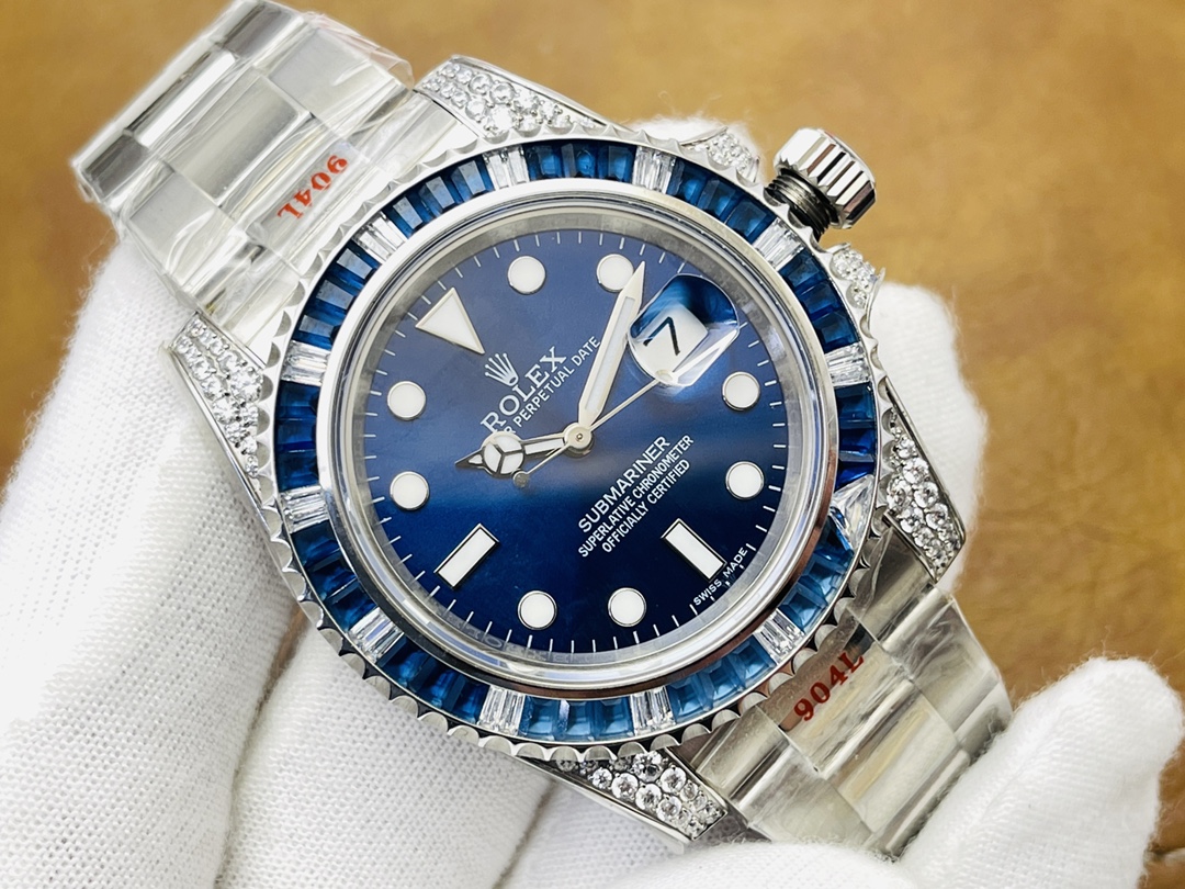 [VR Factory2024 Wall Crack Recommendation Craftsmanship masterpiece] V7 version Rolex SUB New Submariner 40MM series 116610 Black/Green/Blue Ghost Series!
[Movement] Equipped with the 3135 automatic mechanical movement, it has a long movement time, accura
