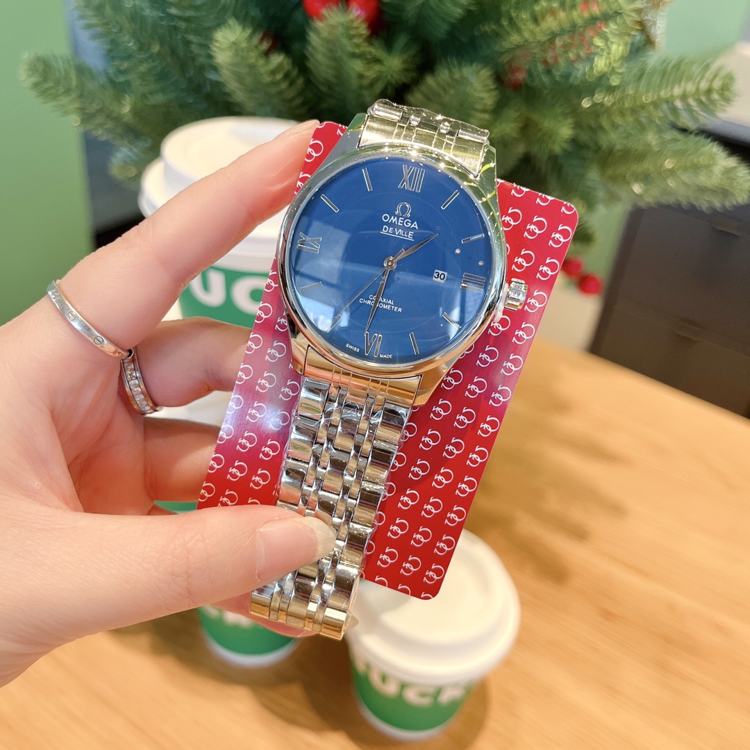 ??105 Brand: OMEGA --OMEGA, the new style is coming. Fashion avant-garde quartz watch ???? with original neckline quartz movement, simple classic design, mineral super high definition glass mirror. 316L stainless steel strap, mechanical timekeeping, 42mm 