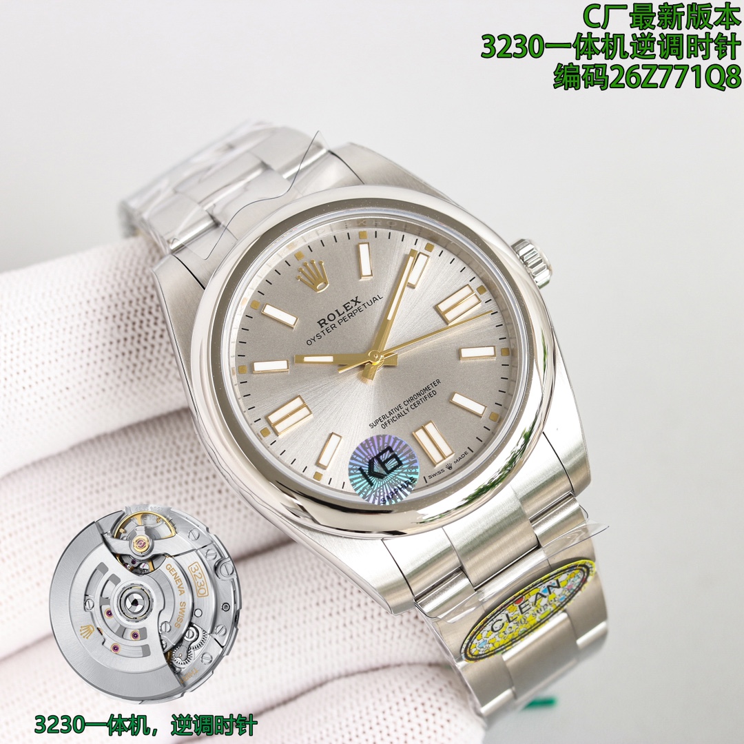 1650
Clean Rolex Oyster Perpetual 126300 custom Edition Three numbers in one with NFC CARD, watch ?? code 26Z771Q8, watch ?? buckle code U9G, 41mm diameter, only color matching dial, beveled and flared bezel dial nail, quality guaranteed
An extreme replic