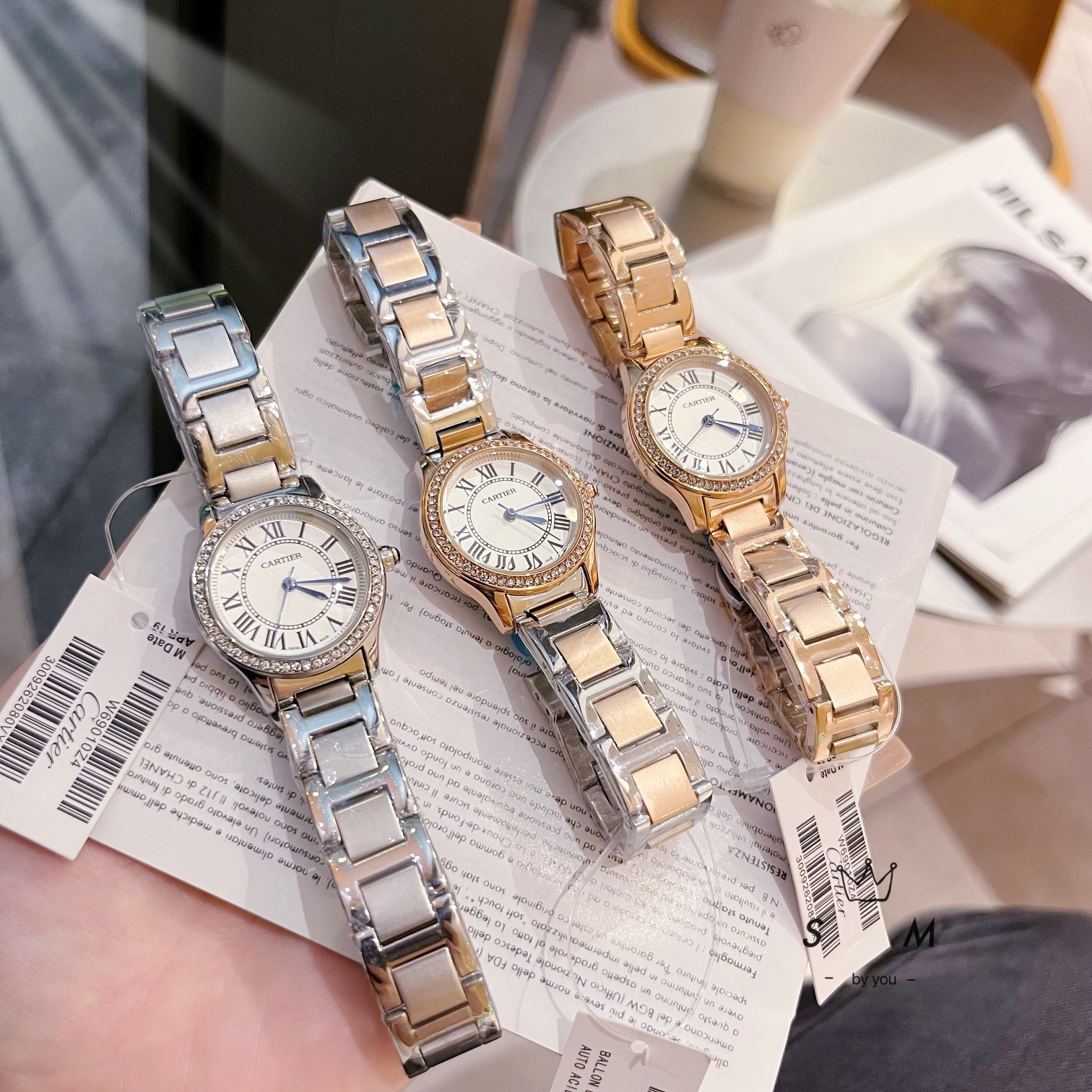 ??105 The new Cartier watch has many glorious achievements in history, ip high polished case, deep waterproof solid steel band double snap ?? The design of the new series is in line with the S family, simple and pure! 32mm in size