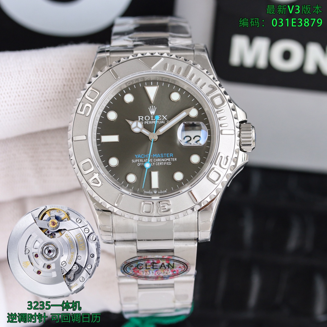 Maximum performance-to-price ratio, high quality! [Strong]
New, new, the latest style
Yacht 40mm series 126622.ps /126655 Rose gold version recently launched 1. Left/right GEN= genuine clean=clean factory product, with 3235 all-in-one machine, countercloc