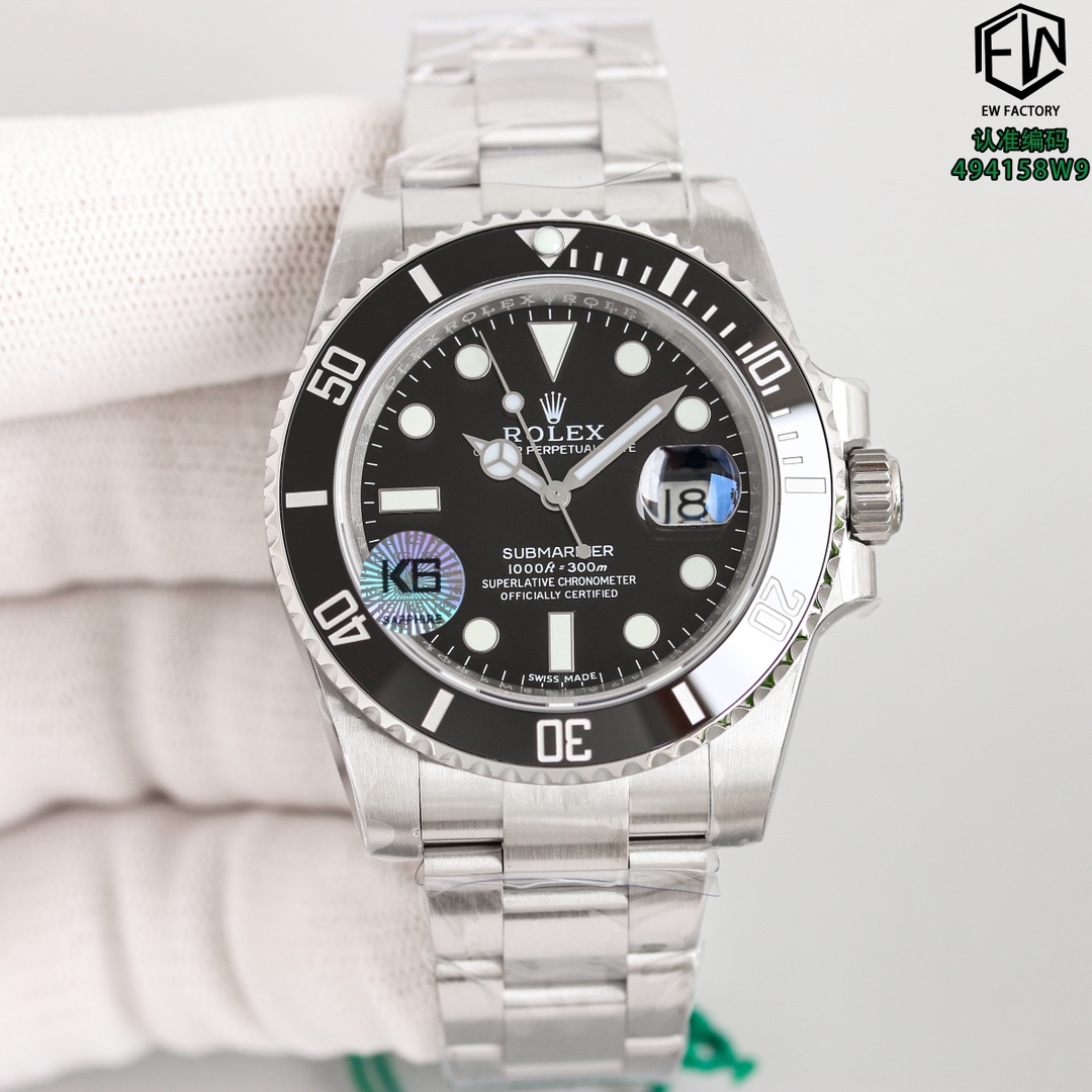 Black and green uniform 1400
EW Factory V2 Edition Premium sub three-in-One high-end 3135 movement [Real movement, non-plate movement, adjusting time direction is the same as the original], adjustable date, updated content: 1. The pattern of the inner cir