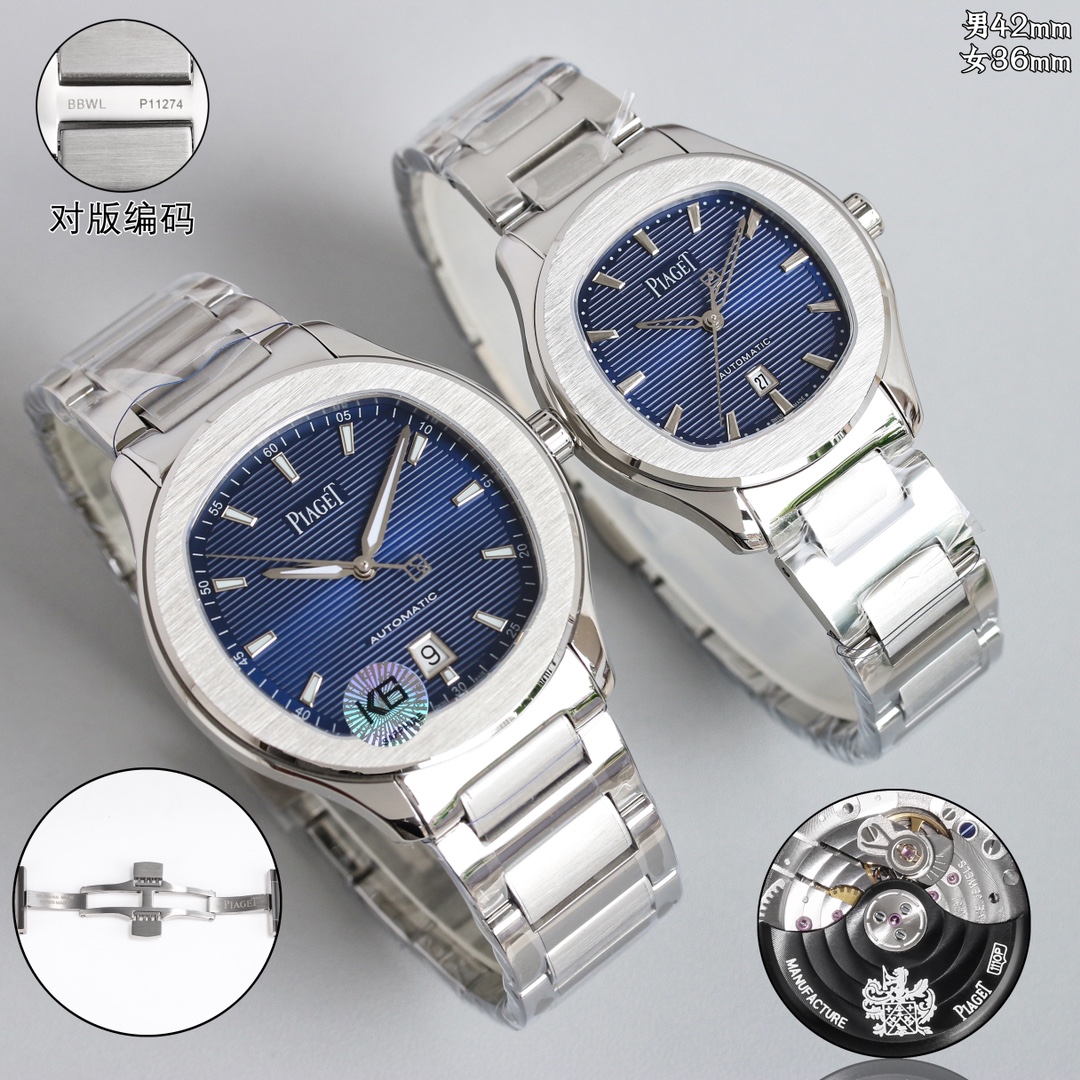 White case 1400 Rose gold 1450 (with Diamond 50)
TW PIAGET POLO Ultra Thin couple watches, known as the Little Nautilus [Wangchai]! (Piaget Steel King) An elegant sports watch for both business and sporty leisure. Welcome to compare the details :1? Equipp