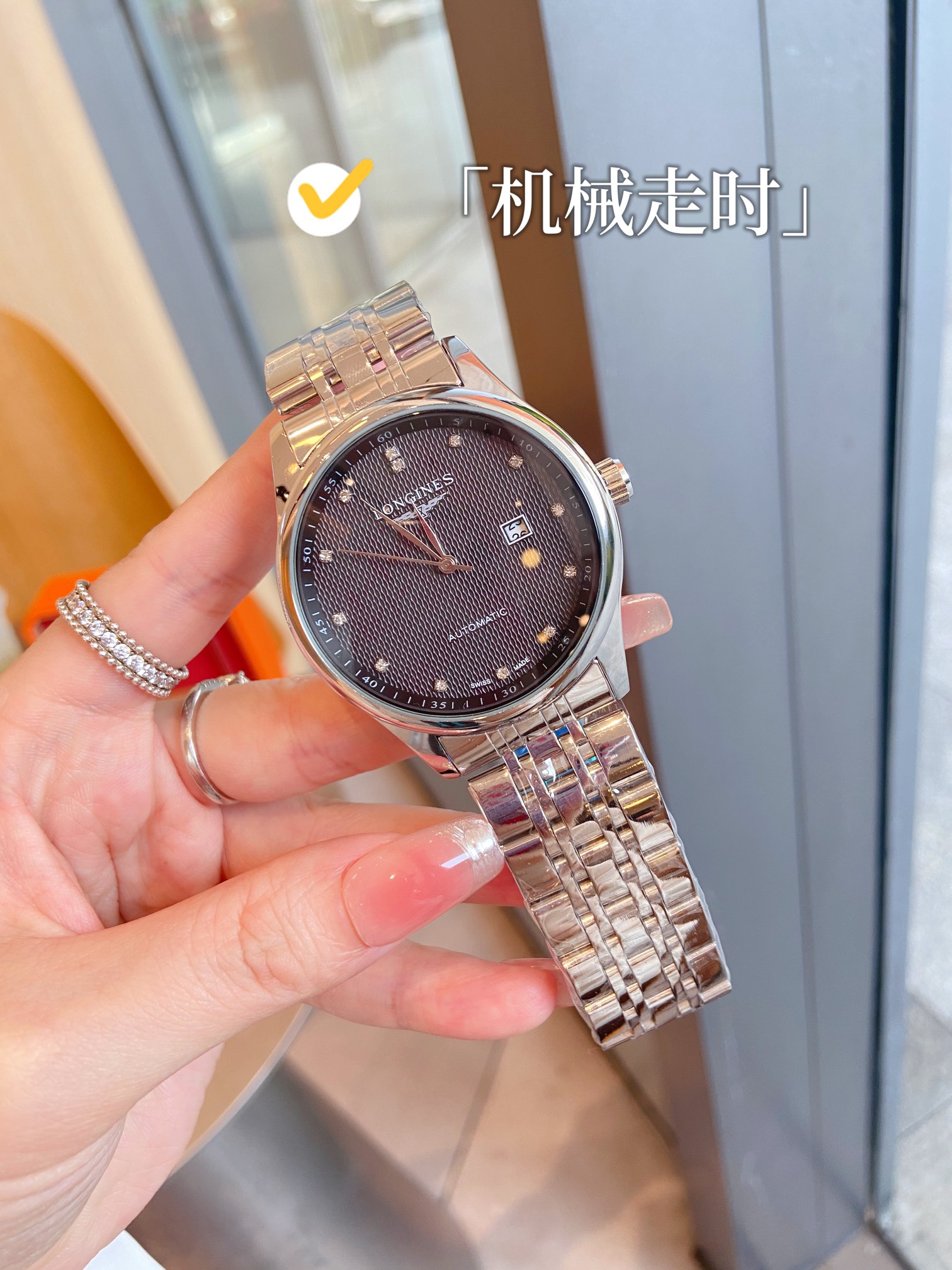 ??110 Longines ?? New ???? Longines classic best-selling men mechanical watch, the overall design of the watch is simple and elegant, suitable for casual business wear, dial diameter :40mm, thickness: 11.5mm, with quartz movement mechanical timekeep, with