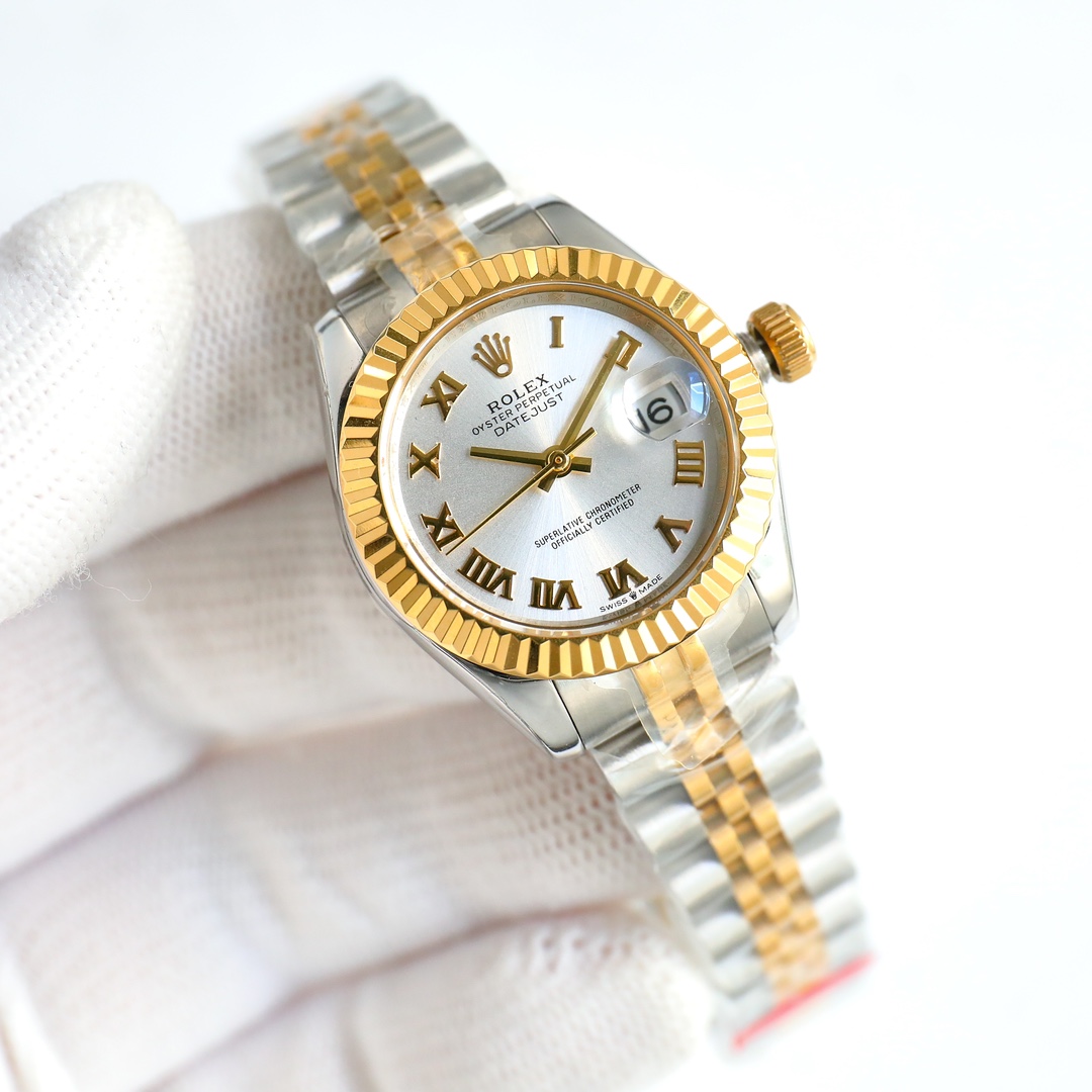 TW produced Japanese machine White case 800 Intergold 900 diamonds ?50 2671?300
The latest ROLEX women's Datejust 28MM Datejust watch! ???EA1 Date28 collection
1 ? The case diameter remains the same as the original 28MM, forged with 316L stainless steel f