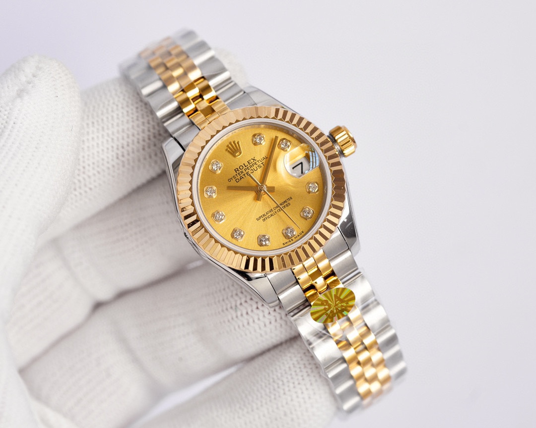 3A produced white case 1000 room Gold case 1050 diamond ?50
3A Factory FACTORY 's new masterpiece recommendation] The latest Rolex women's Datejust 28MM Datejust watch! ???EA1
1 ? The case diameter remains the same as the original 28MM, made of 904L stain