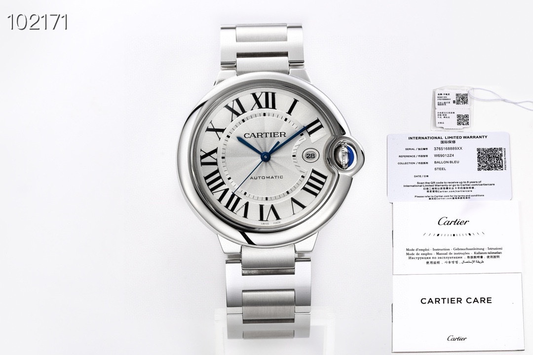 AF CARTIER BallonBleu H1
Big update and new introduction: One watch, one size, three sizes in one, no repetition
A variety of movement options, 2824,2892.9015 cover plate, 1847 movement (2023), a new steel strap strap quick-release head version, crafted w