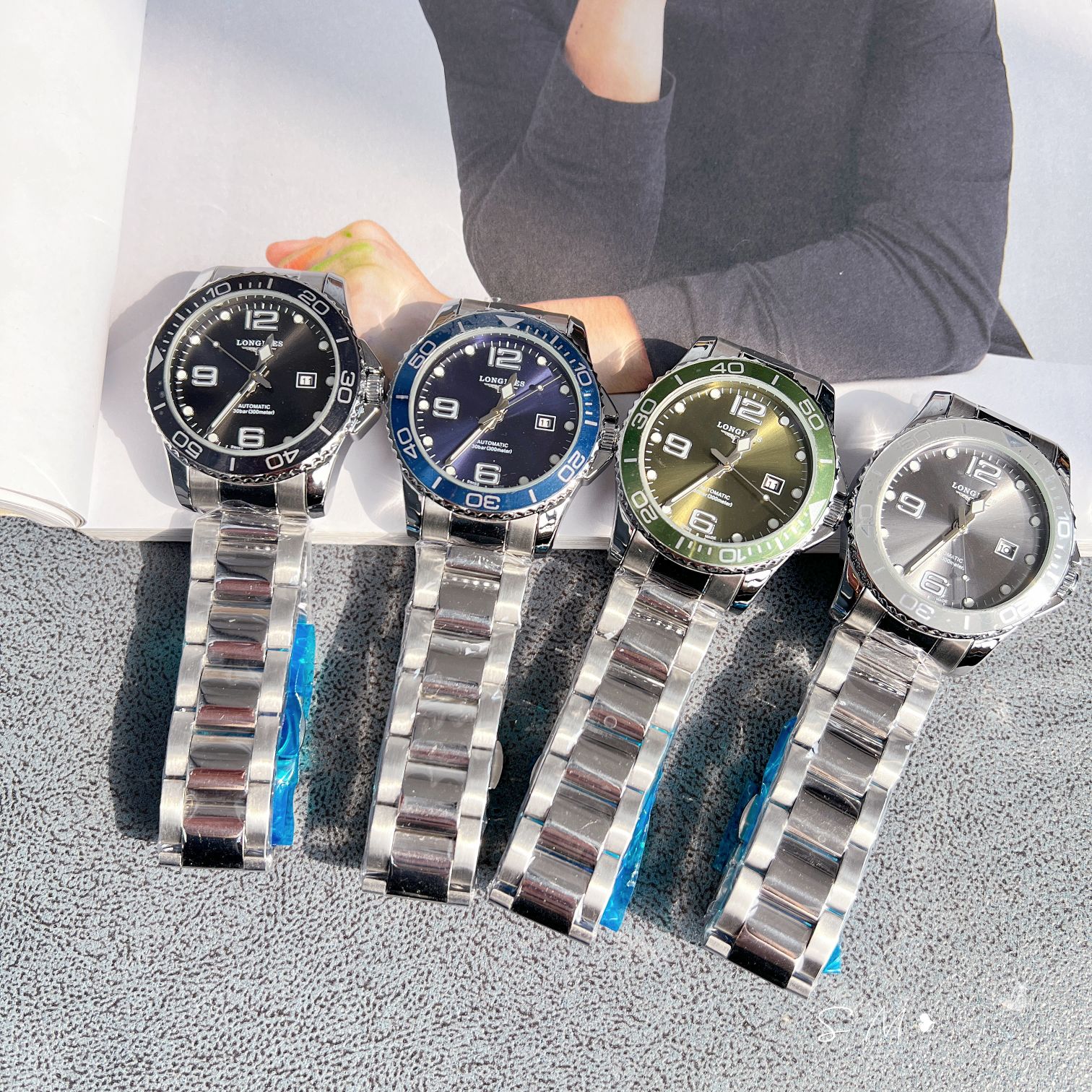 ????135 quartz mechanical Chronograph seconds! Official website in sync ???? Star product ???????? designed for discerning people who pursue excellence and have an elegant attitude - longines Conquest Diving Collection. ?? With imported quartz movement ??