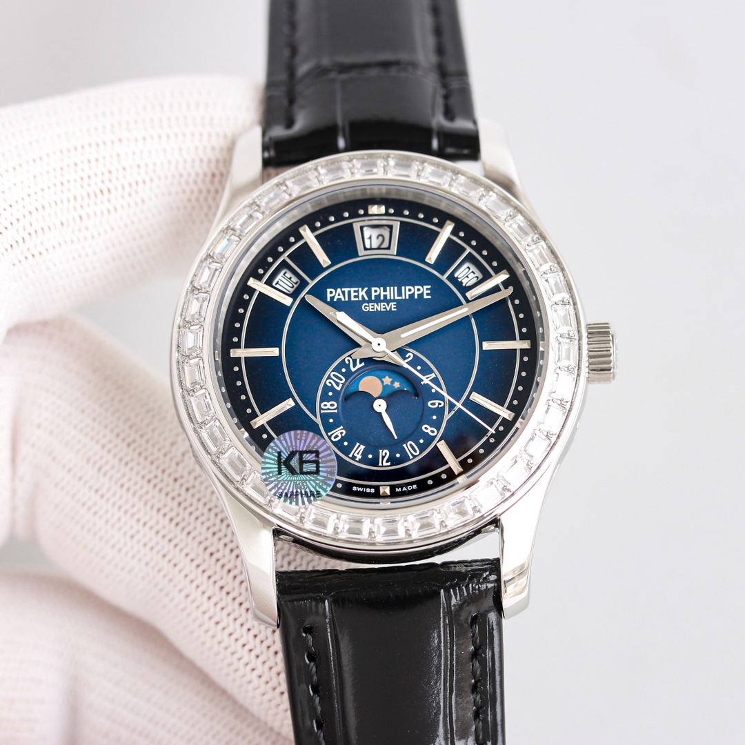 White shell 1500 rose gold 1550
TW Patek Philippe Complex Multifunction Series 5205G-013 makes a grand debut, the first Nautilus complex watch ever launched, a casual sports watch crafted with super-complex craftsmanship.
1 ? Small size, big power: All th