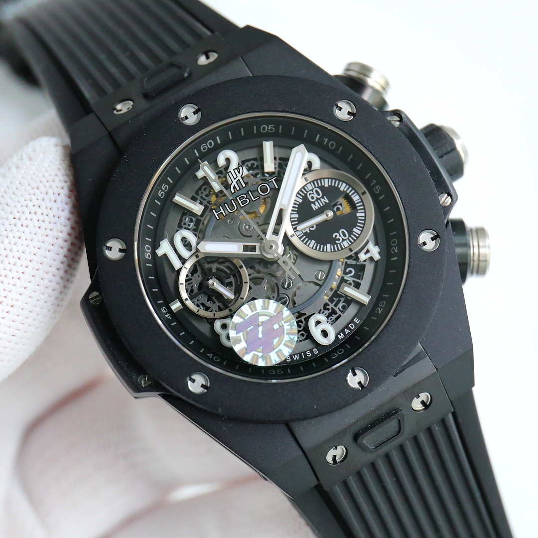 The latest new face shipment HUBLOT - brave and fearless, ??A42 PUNCH strike, abbreviated as "HUB" "Hublot", BigBang Element Material Chronograph v2 version ? Case made of imported 316 stainless steel material design explosive ? Equipped with 7750 modifie