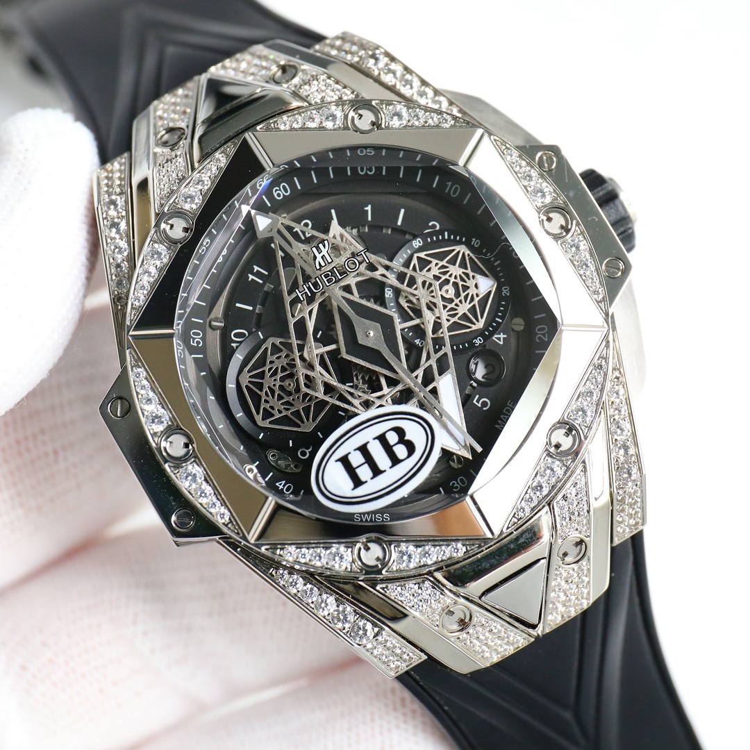 HB Hublot ??NK1 HB Factory V3 version Check the details
New Big Bang Sang Bleu II tattoo II HB Factory Rebirth Edition Latest Upgrade V3 version, arrival all details match, top quality, wholesale volume style. Hublot
The new Big Bang Sang Bleu II Tattoo w