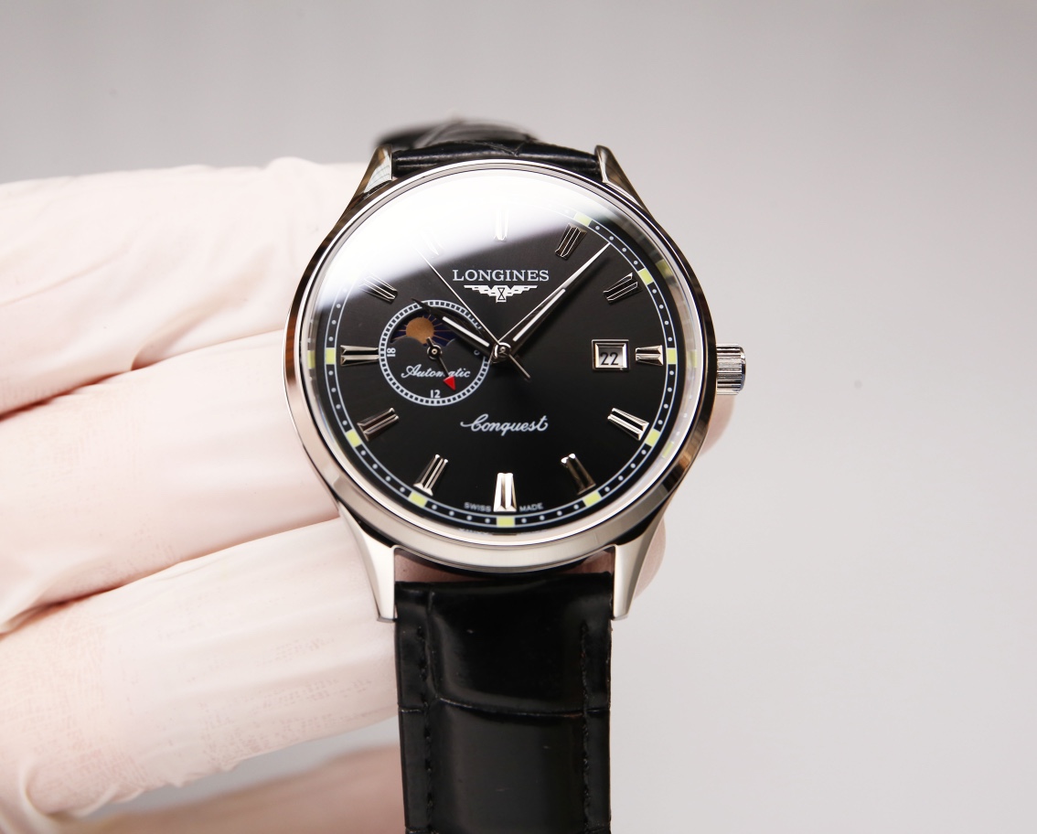 Leather strap 640. Steel strap +20. (Water-resistant 5 degrees, swimming ??!)
Longines, Boya collection
The Sun, Moon and Stars collection
Equipped with the original imported 8217 movement (0 repair 0 after-sales service)
With A super A stainless steel ca