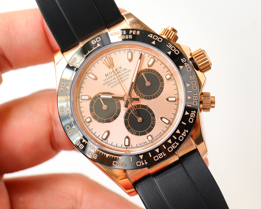 Uniform: 1950
18k gold-plated in stock supply ROLEX- Rolex Daytona series ???GTC China INSPECTION CERTIFICATE, ONLINE verifiable! ?? First gear adjustment Chronograph seconds hand 3 digit position 9 digit position small hand function ORIGINAL CONSISTENT! 